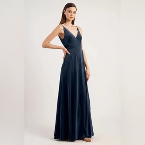 Jenny Yoo Collection Andi Velvet Maxi Dress size 0
